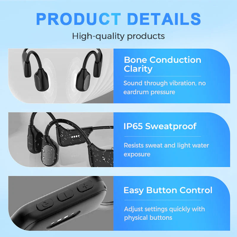 šRevitalize your ears againš š„ LIMITED TIME OFFER!š„Bone Conduction Smart Hearing Aid Bluetooth Earphones