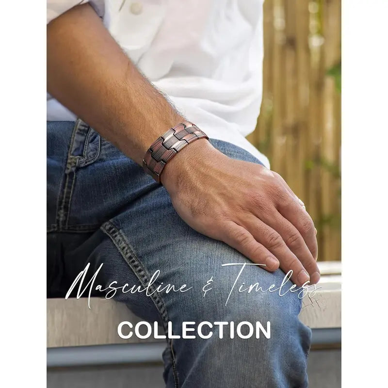 Copper magnetic bracelet-Relieve fatigue and promote blood circulation