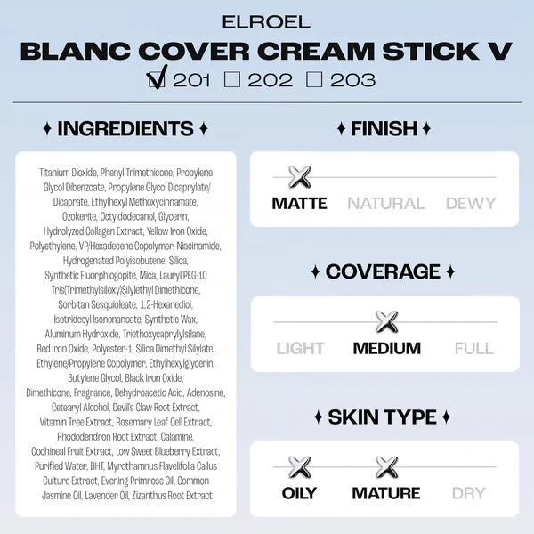 💥BUY 1 GET 1 FREE💥⏰💕🌟Cream Stick V White Korean Color-Changing Foundation Stick (f)