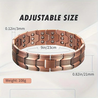 Copper magnetic bracelet-Relieve fatigue and promote blood circulation